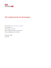 API justitia.swiss for developers (new version 11 July 2025)